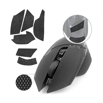 Image of TALONGAMES Mouse Anti Slip Grip Tape Compatible with Razer Basilisk V3 / Pro Gaming Mouse, Palm Sweat Absorption, Thin 0.5mm, Cut to Fit, Easy Apply, Skin