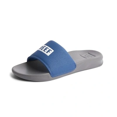 Image of Reef Kids One Slide Sandal, Grey/Blue, 1 UK