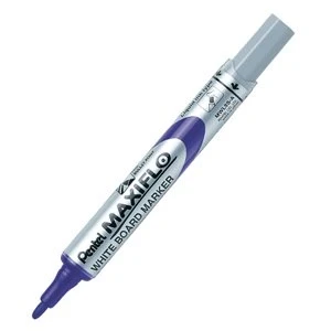 Image of Pentel Maxiflo White Board Fine Bullet Point Markers Violet MWL5S V (Pack of 12)