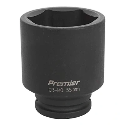 Image of Sealey Premier Impact Socket 55mm Deep 3/4&quot;Sq Drive