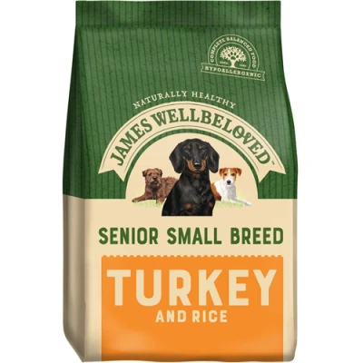 Image of James Wellbeloved Senior Small Breed Turkey &amp; Rice 7.5kg