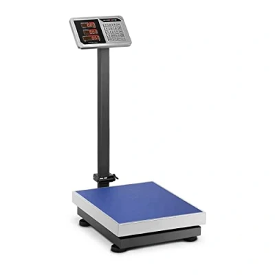 Image of Steinberg Systems Industrial Platform Scale Floor Warehouse Weigher 150kg/20g 50x40cm SBS PF 150/20E (Folding, Energy Saver Mode, Built In Battery, 3 LED Displays)