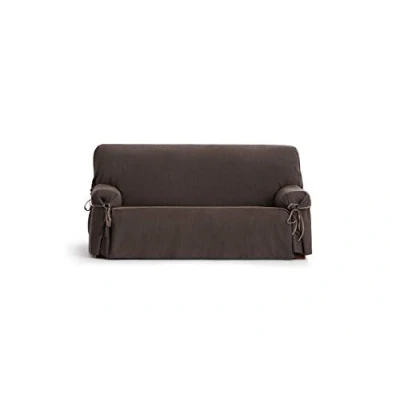 Image of Eysa Waterproof and Breathable Sofa Cover, 65% polyester 35% cotton, Chocolate, 140 180 cm
