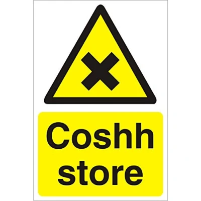 Image of Seco Coshh Store Sign, 400mm x 600mm 3mm Foam PVC