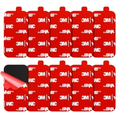 Image of FIXCHORD 3M VHB 5930 Double Sided Sticky Pads, 10pcs Foam Side Tape, Water &amp; High Temperature Resistant for Car, Home Office Décor Action Camera50*25mm