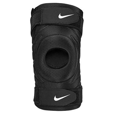 Image of NIKE PRO OPEN KNEE STRAP SLEEVE SIZE XL,White