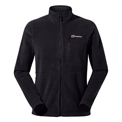 Image of Berghaus Men&#039;s Activity Polartec Thermal Pro Interactive Fleece Jacket, Extra Warmth, Soft Feel, Black, S