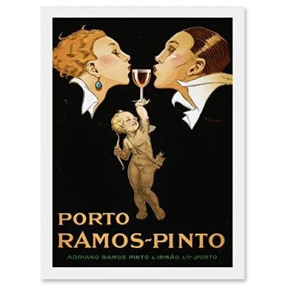 Image of Artery8 Vincent Deco Ad Ramos Pinto Port Monica Apartment Friends Artwork Framed Wall Art Print A4