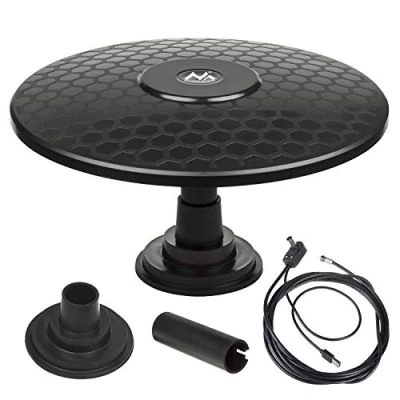 Image of Maclean MCTV 945 Multidirectional Outdoor Antenna Active TV DVB T2 HEVC (Magnet USB)