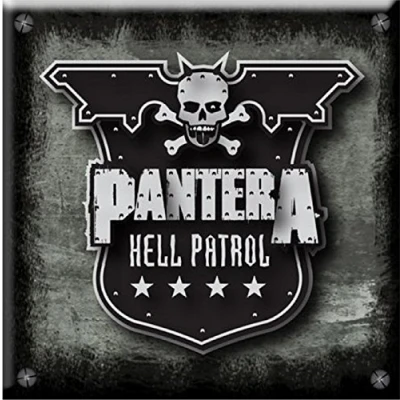 Image of Pantera Fridge Magnet Hell Patrol Band Logo Official 76mm x One Size