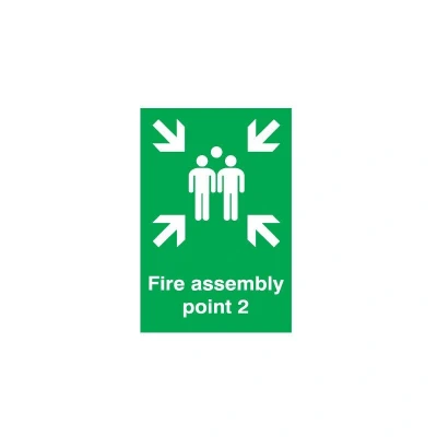 Image of Sitesafe Fire Assembly Point 2 420 x 297mm RG