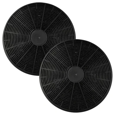 Image of vhbw 2x Activated Carbon Filter compatible with Bomann DU 658 G, 612 IX, 613.1 620 621 657 G Extractor Hood 17.5 cm