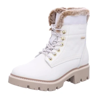 Image of Tamaris Women&#039; 1 26275 43 Fashion Boot, Off White, 5 UK