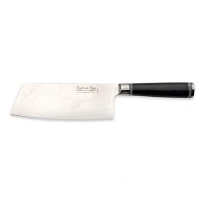 Image of Katana Saya 18cm Chopping Knife, 67 Layer VG 10 Damascus Stainless Steel, Pakkawood Handle,Silver,KSL 18