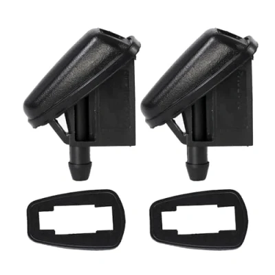 Image of NEGRO 2Pcs Lot Front Windshield Wiper washer jet Nozzle Fit For Mini Cooper One R50 R52 R53 61667061614 61667061611 windscreen
