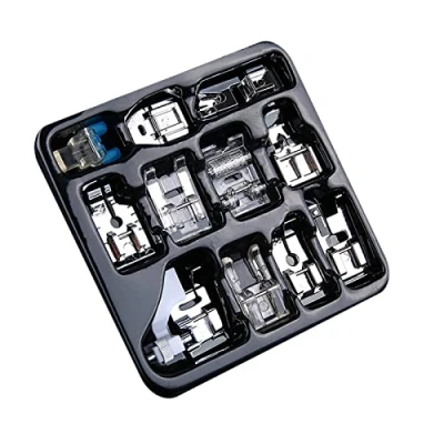 Image of WANGCL 11Pcs Sewing Machine Kit Presser Feet Spare Parts Accessories for Brother Singer Janome Toyota