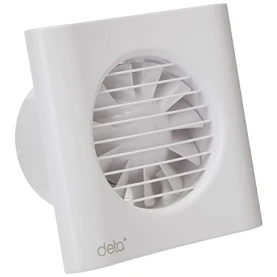 Image of Deta 4601 Axial Extractor Fan 4 Inch / 100mm (Timer Model) White