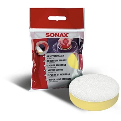 Image of Sonax 3676, Foam, White/Yellow, Replacement Sponge (1 Piece)