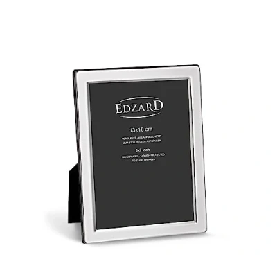 Image of Edzard Photo Frame Salerno, 5x7 inch (13x18 cm), Silver Plated Picture Frame, Tarnish Protected