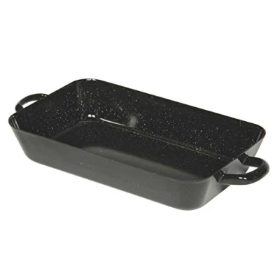 Image of Riess Classic Fry and Baking Pans Rectangular Dish Dimension 26 x 4.8 cm Black