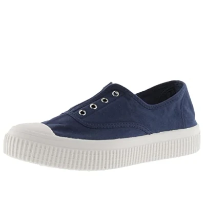 Image of victoria 1915 Re Edition Canvas &amp; Central Elastic Reinforced Toe Marino 39