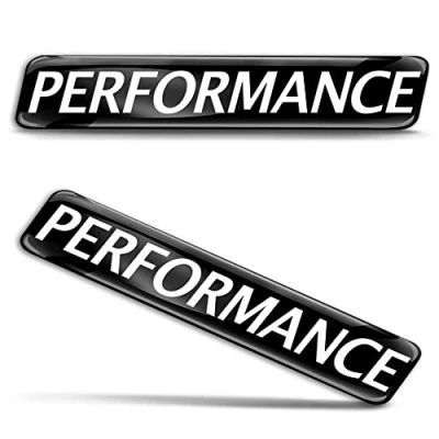 Image of Biomar Labs 2 x 3D Gel Silicone Sticker Performance Badge Stickers Car Motorcycle Bicycle Window Door Laptop KS 35