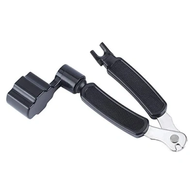 Image of OriGlam 3 IN 1 Multifunctional Guitar Tool String Winder + Cutter Pin Puller Instrument Accessories