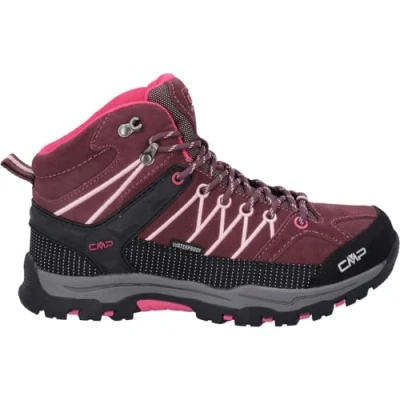 Image of CMP Unisex Children&#039;s Rigel Mid Shoe Wp Trekking and Hiking Boots, Prugna Peach, 1.5 UK Child