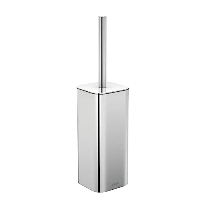 Image of COSMIC Toilet brush holder Light grey Floorstanding Measures 37 x 9.5 cm