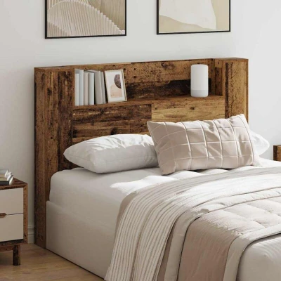 Image of Headboard Cabinet Old wood Engineered Vidaxl