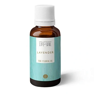 Image of Soul Nutrients Pure Lavender Essential Oil (French) 10ml 100% Undiluted Therapeutic Grade Aromatherapy for Sleep, Calm &amp; Relaxation