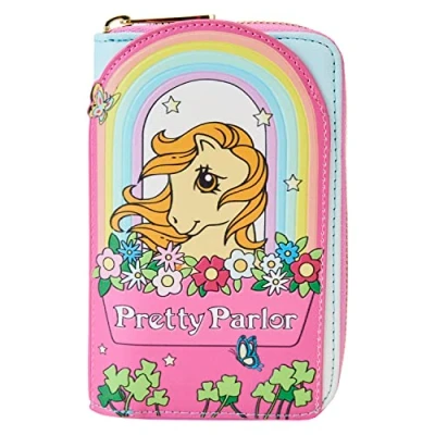 Image of My Little Pony 40th Anniversary Pretty Parlor Zip Around Wallet, Pink, One Size