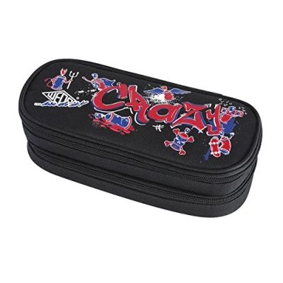 Image of Wedo 242 42603 Double Decker Crazy Motif Pencil Case