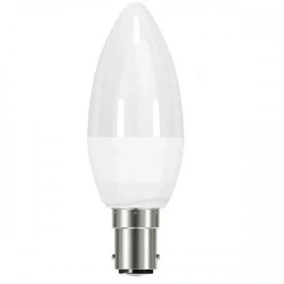 Image of Eveready 6 watts 40 LED Candle Light Bulbs SBC B15 Small Push in Cool White Pack of 10