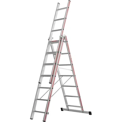 Image of Hymer 404721 Multi Purpose Ladder 3 Pieces x 5 Rungs