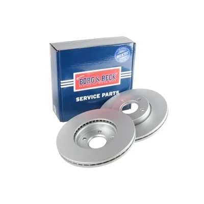 Image of Borg &amp; Beck BBD4451 Brake Disc Pair (Front): Volvo S40/V50 2004