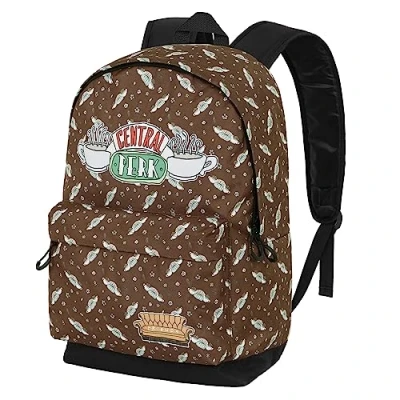 Image of Friends Central Perk FAN HS Backpack 2.0, Brown, 18 x 30 41 cm, Capacity 22 L
