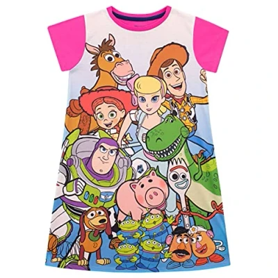 Image of Disney Girls Nightdress Toy Story Multicoloured 9 10 Years