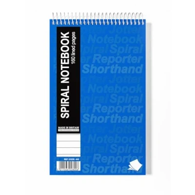 Image of Spiral Office Reporters Notebook, 160 Pages 80 Sheets 127x203mm [Pack 10]