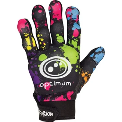 Image of Optimum winter gloves thermal warm fingerless half finger waterproof resistant windproof visible breathable sport running hockey driving outdoors Multi coloured/Small