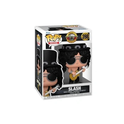Image of Funko Pop! Rocks: GnR Slash (1990&#039;s) Guns N Roses Collectable Vinyl Figure Gift Idea Official Merchandise Toys for Kids &amp; Adults Music Fans Model Collectors and Display