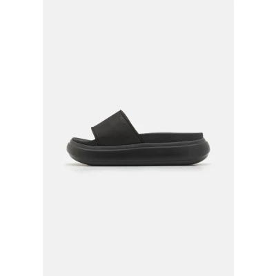 Image of Reef Cushion Bondi BAY Mules, Women&#039;s, Size: 4, Black Synthetics