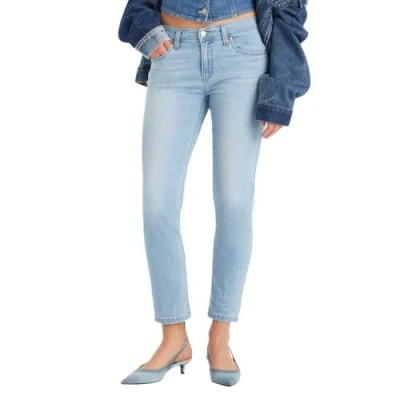 Image of Levi&#039;s Women&#039;s Mid Rise Boyfriend 314 Shaping Straight Neutrals, Cool Friends from College, 26W / 30L