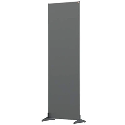 Image of Nobo Free Standing Screen Divider, Felt Surface, 1.8 m High, Impression Pro, 600 x 1800 mm, Grey, 1915523