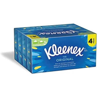 Image of Kleenex Original Tissues Box x 4