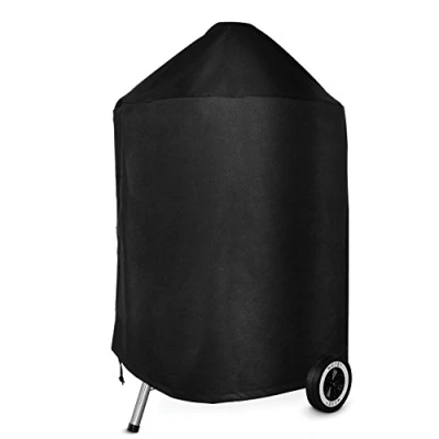 Image of Onlyfire Kettle BBQ Cover for Weber 57cm / 22 inch Charcoal Kettle, Barbecue Grill Waterproof, UV Resistant, Breathable