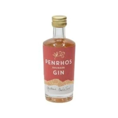 Image of Penrhos Rhubarb Gin Miniature 5cl 40.5% ABV