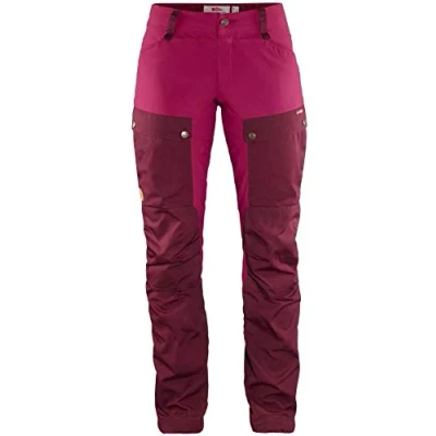 Image of FJALLRAVEN F89898 356 420 Keb Trousers W Reg Dark Garnet Plum 34