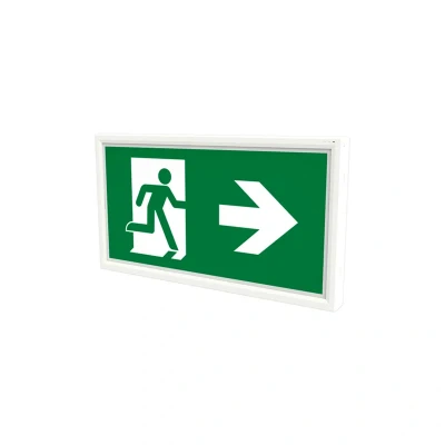 Image of 1W Emergency Exit Box Manual Test Including Up Down Left Right Legends Integral LED