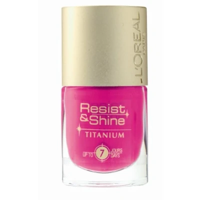 Image of L&#039;Oréal Paris Resist &amp; Shine Titanium Nail Varnish No.151, 9 ml